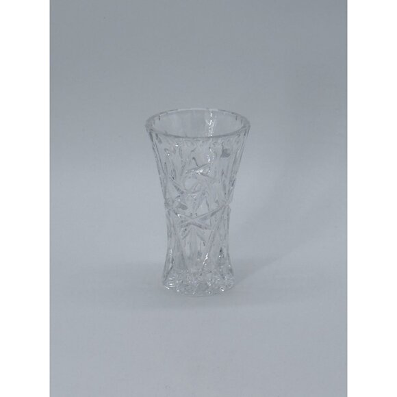 Lenox Collections Crystal Star Vase 4" Vintage Czech Republic Design - Picture 5 of 6